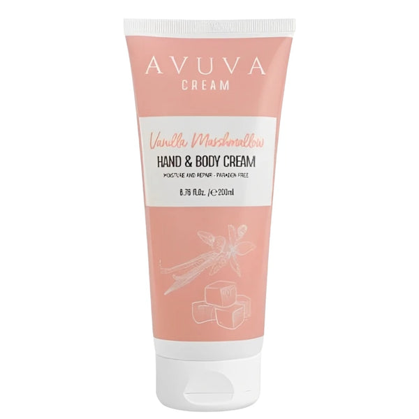 Avuva Vanilla Marshmallow Hand & Body Cream – Deep Moisture – 200ml