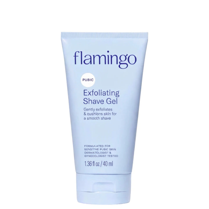Flamingo Pubic Exfoliating Shave Gel for Bikini & Ingrown Hairs 40ml