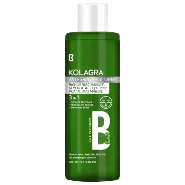 Kolagra Anti-Shine Face Toner for Oily Skin Control

