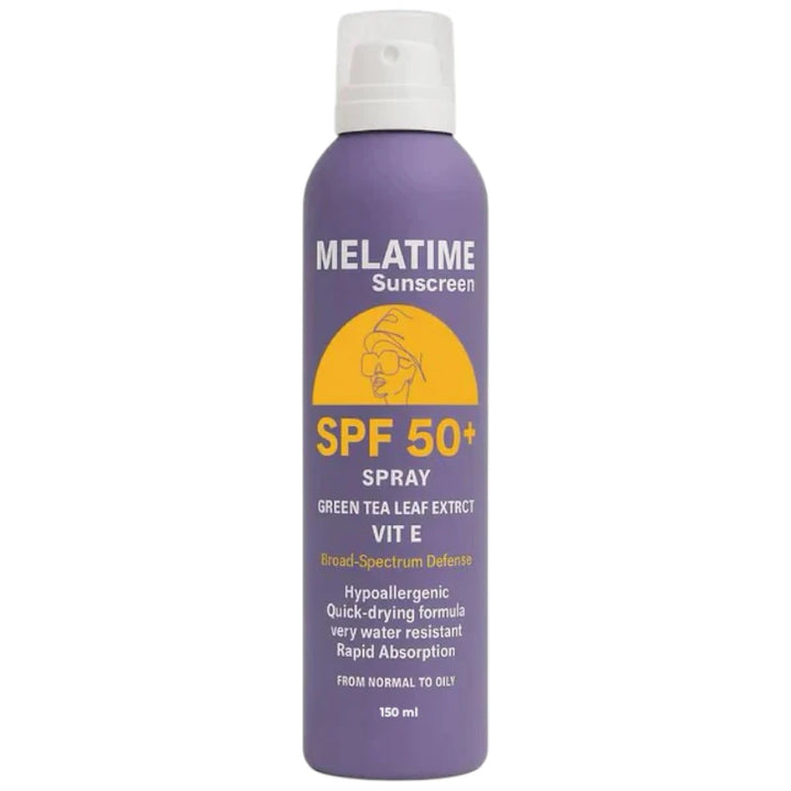 Melatime Sunscreen Spray SPF 50+ Quick Dry