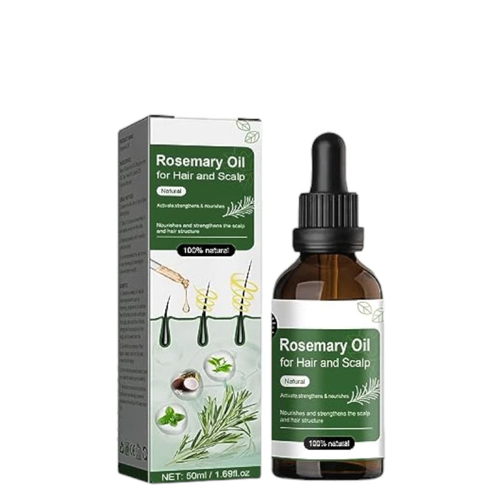 Pure Rosemary Oil 100% Natural for Hair Growth & Scalp