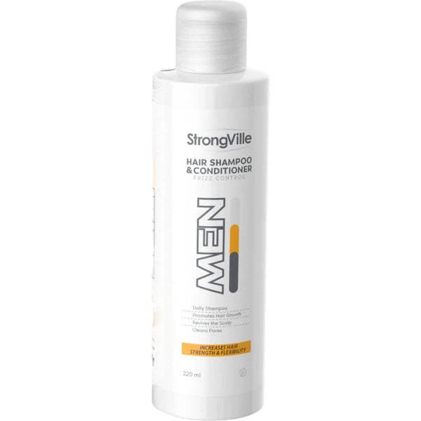 Strongville Hair Shampoo and Conditioner For Men Hair Growth, Cleans Pores, increase strength & flexibility